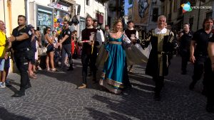 ornella muti alla giostra cavalleresca di Sulmona